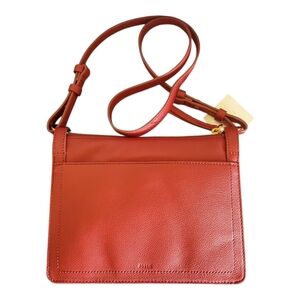 Fossil Taryn Leather Crossbody Bag In Garnet Color NWT